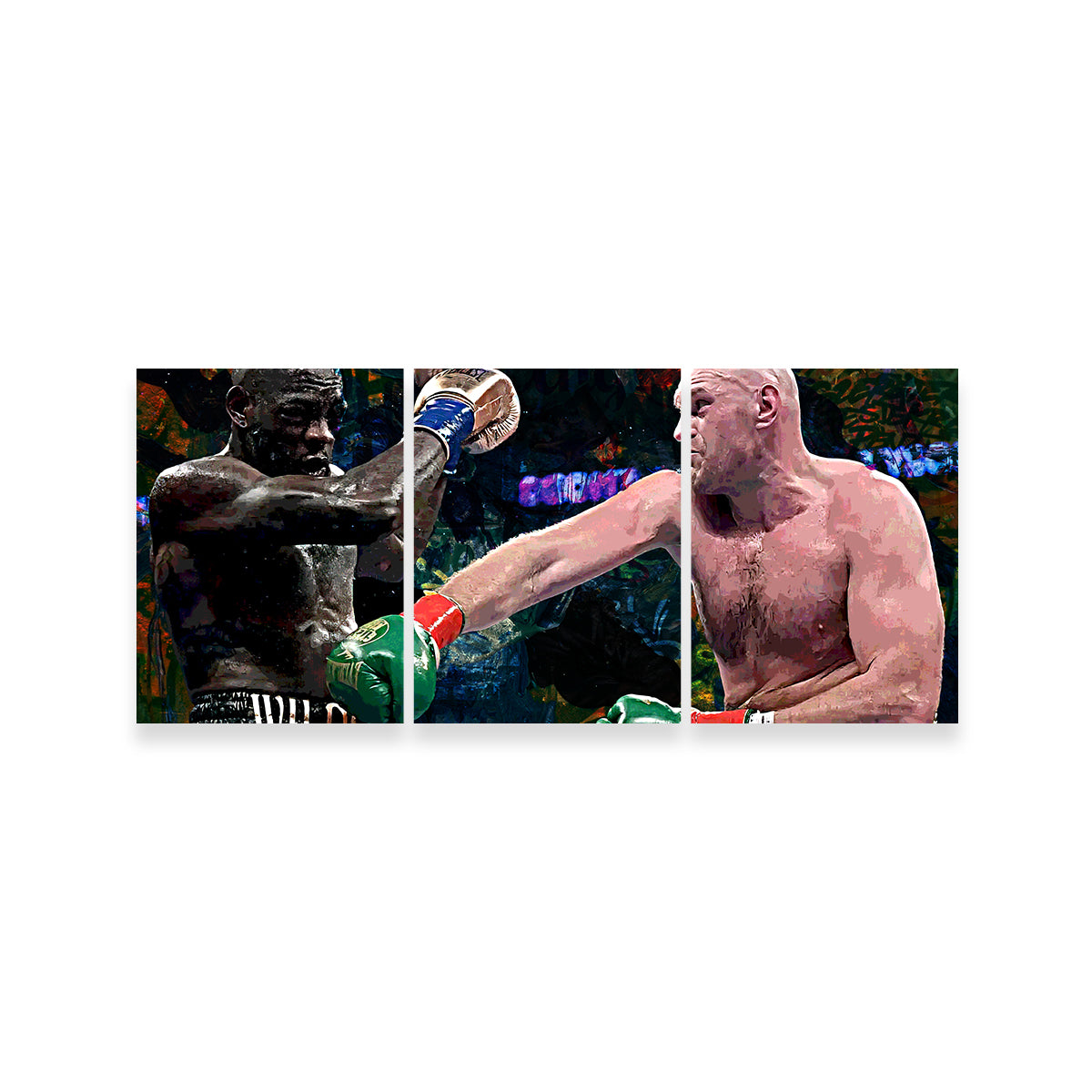 Fury Vs. Wilder Wall Art
