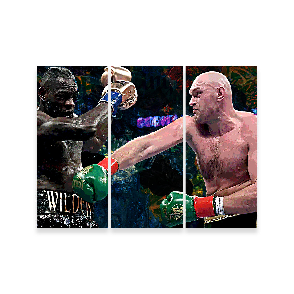 Fury Vs. Wilder Wall Art