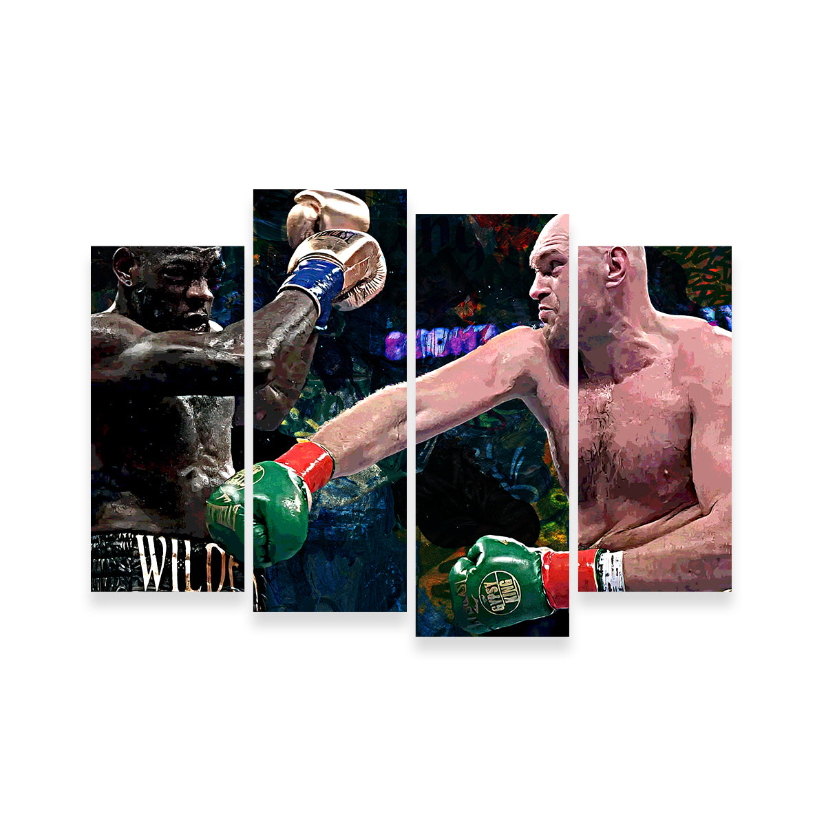 Fury Vs. Wilder Wall Art