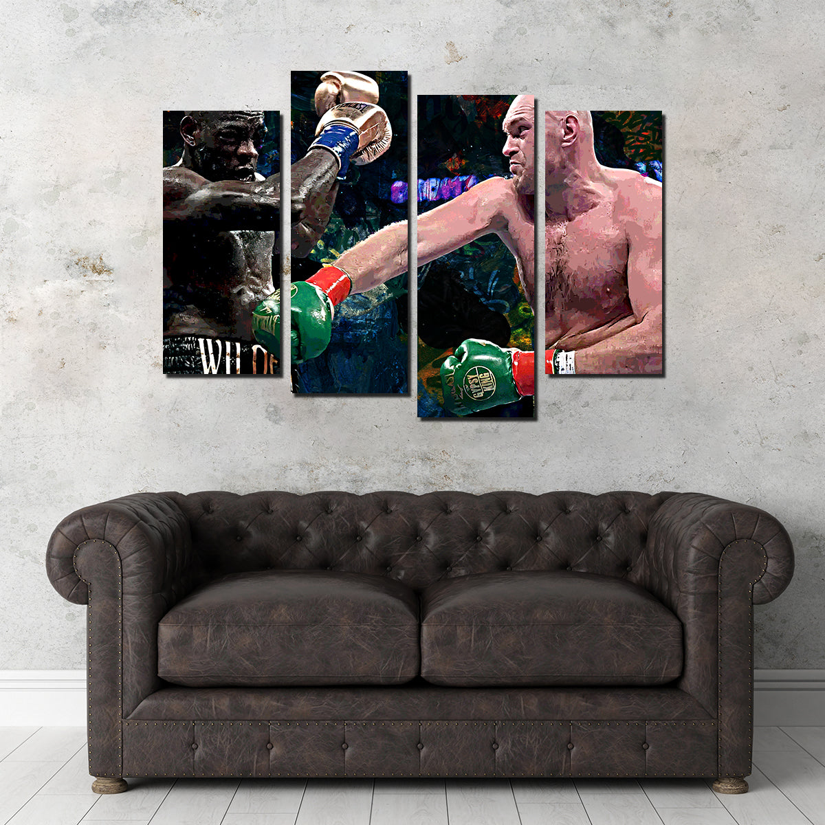 Fury Vs. Wilder Wall Art