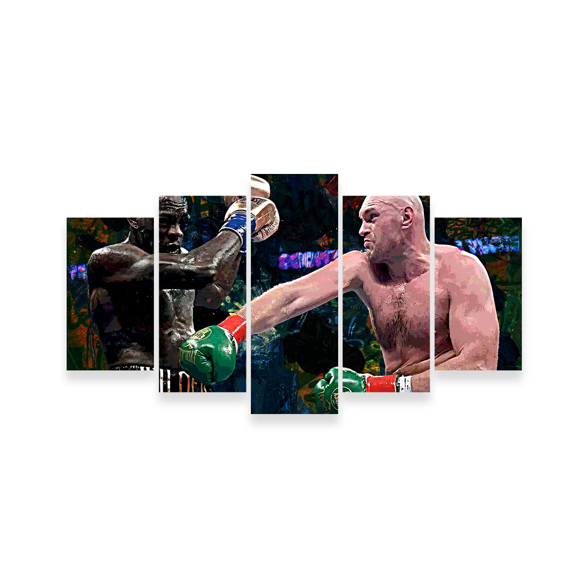 Fury Vs. Wilder Wall Art