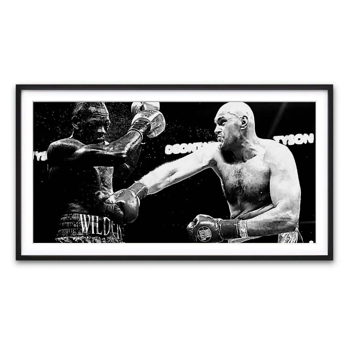 Framed Print 2x1 Black