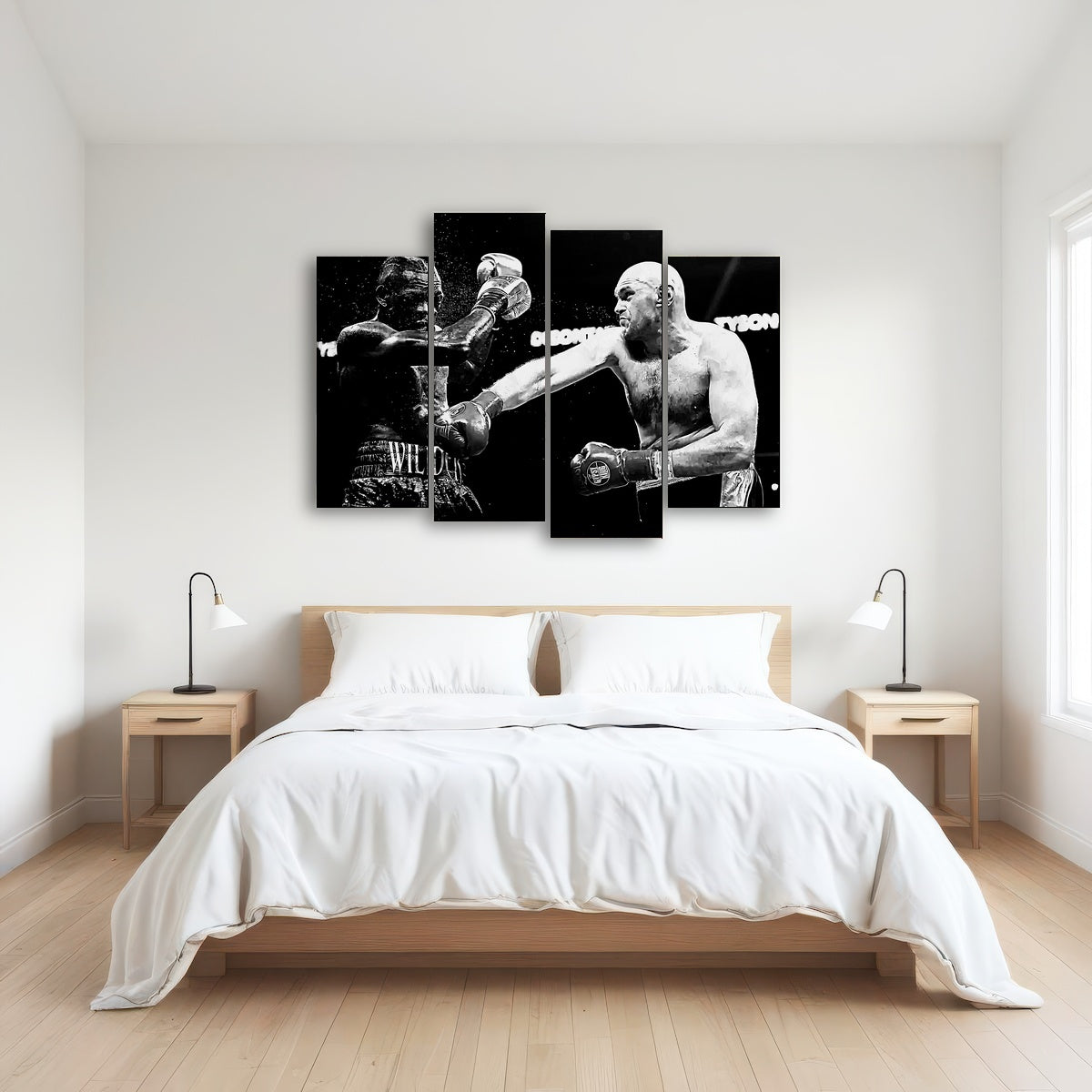 AUTO-MOCKUP ROOM | Fury Vs. Wilder Grayscale