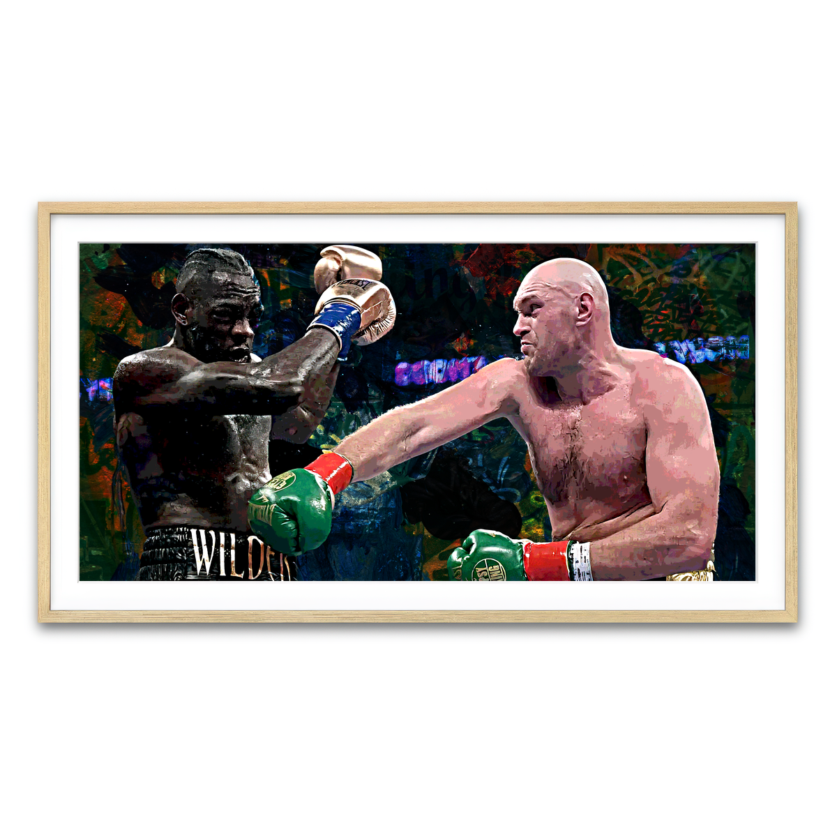 Framed Print 2x1 Natural