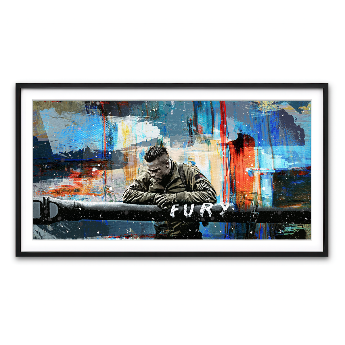 Framed Print 2x1 Black