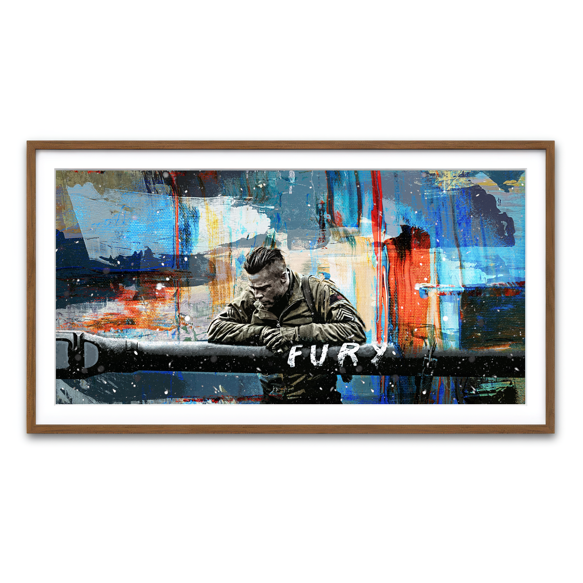 Framed Print 2x1 Walnut