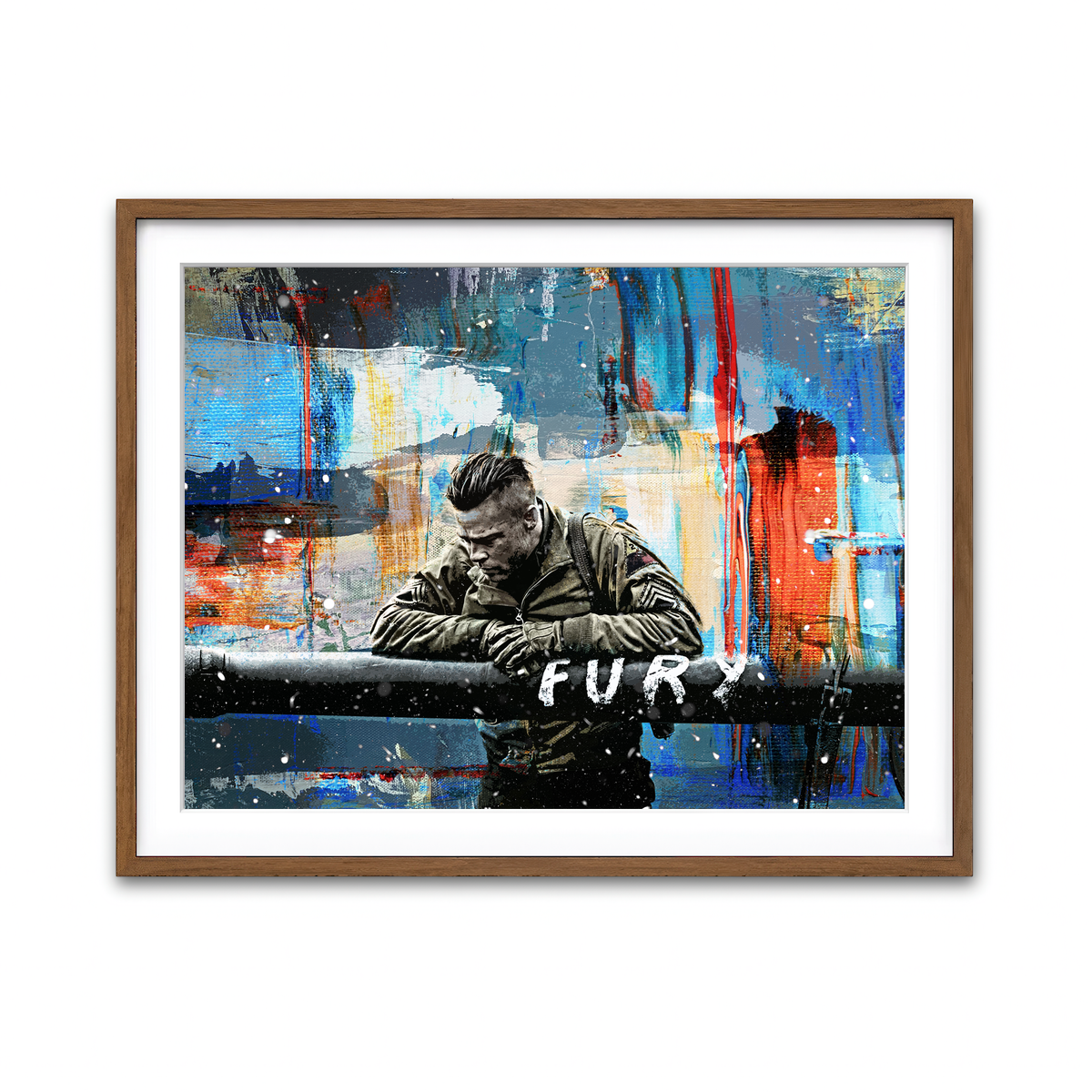 Framed Print 4x3 Walnut