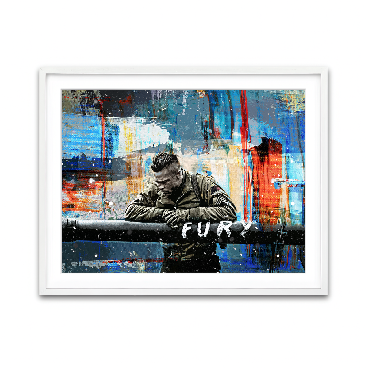 Framed Print 4x3 White