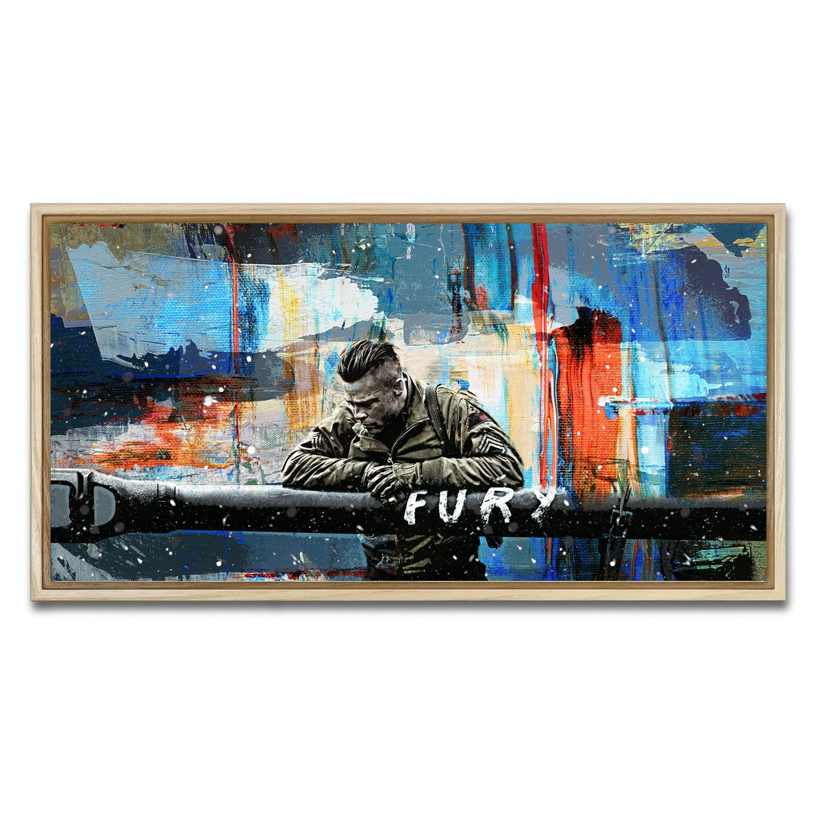 AUTO-MOCKUP WHITE | Fury | 1 Piece | Natural Framed Canvas | group=2x1