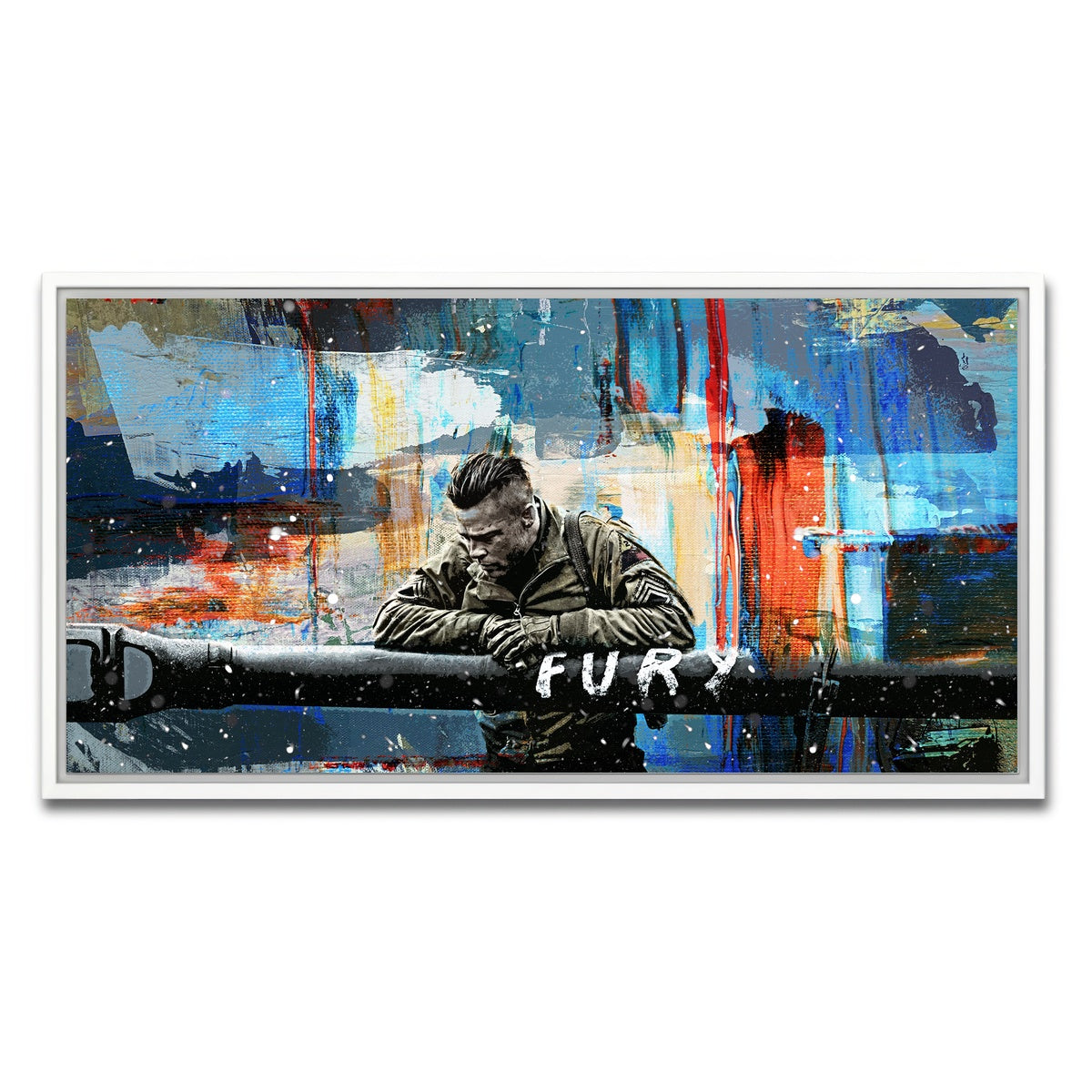 AUTO-MOCKUP WHITE | Fury | 1 Piece | White Framed Canvas | group=2x1