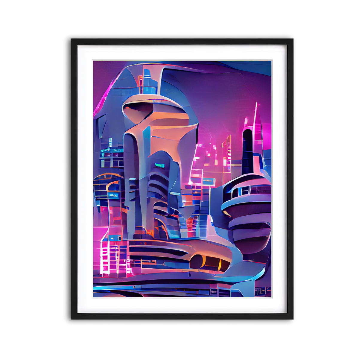 Framed Print 3x4 Black