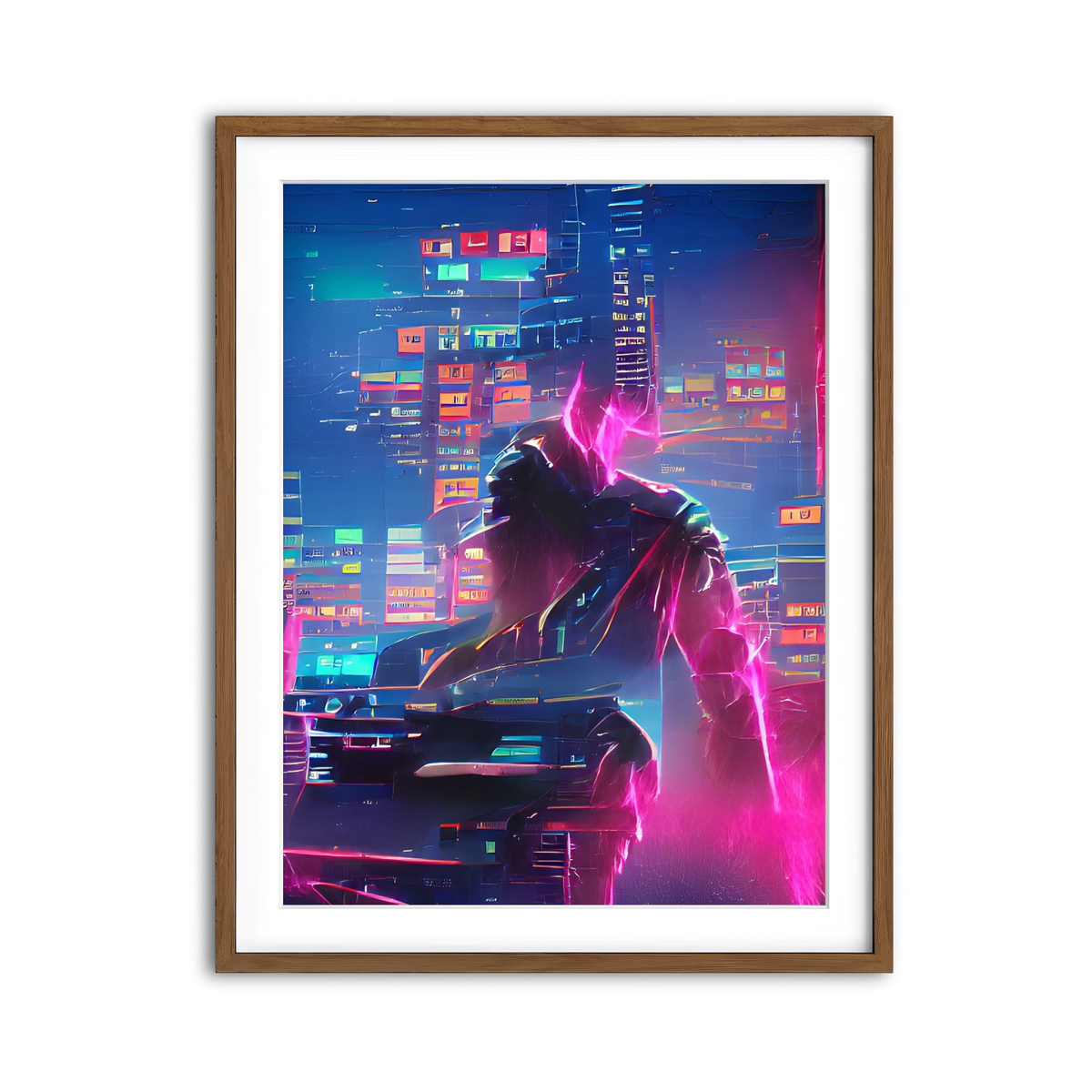 Framed Print 3x4 Walnut