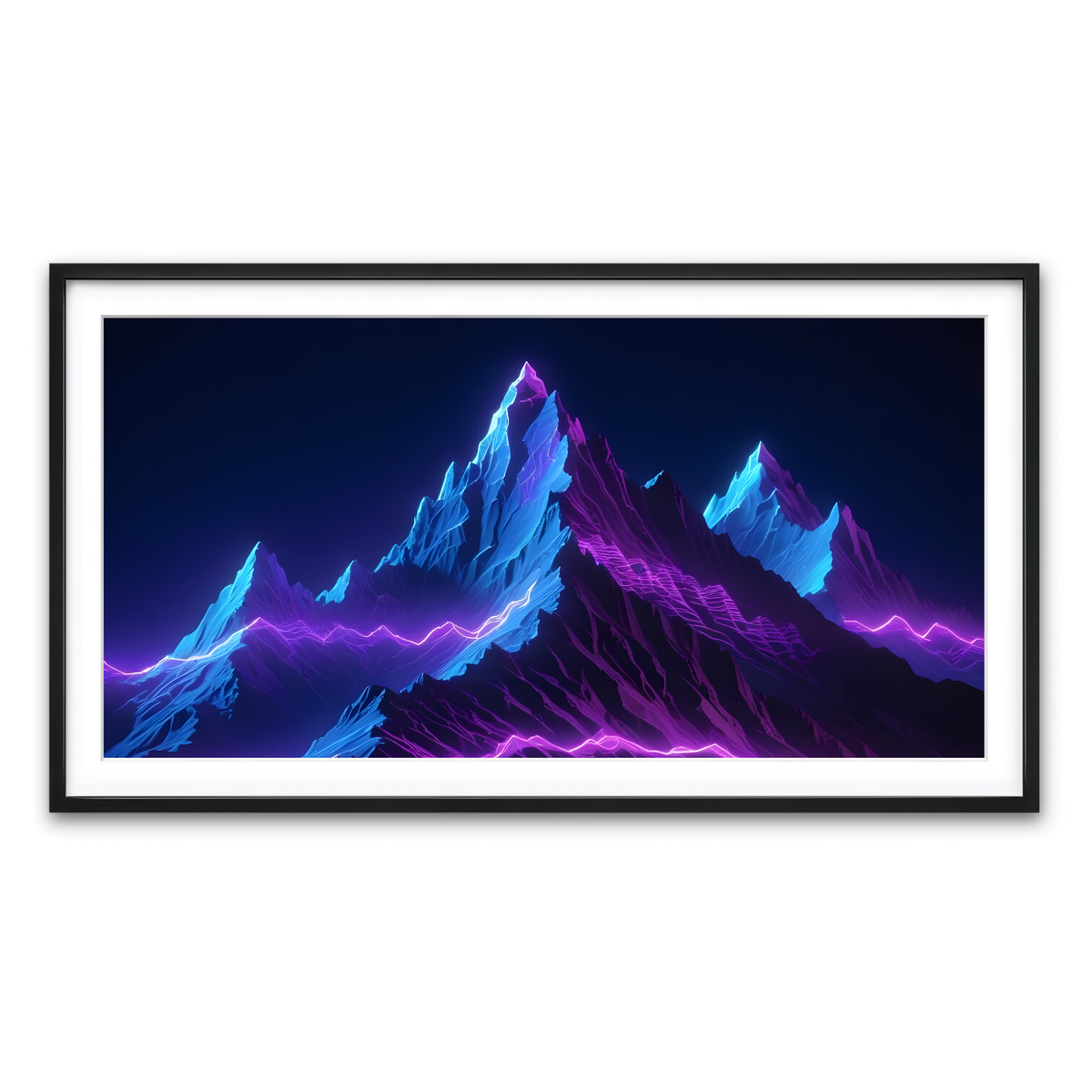 Framed Print 2x1 Black