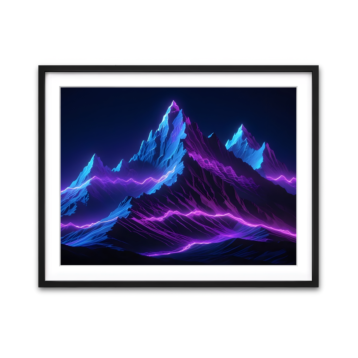 Framed Print 4x3 Black
