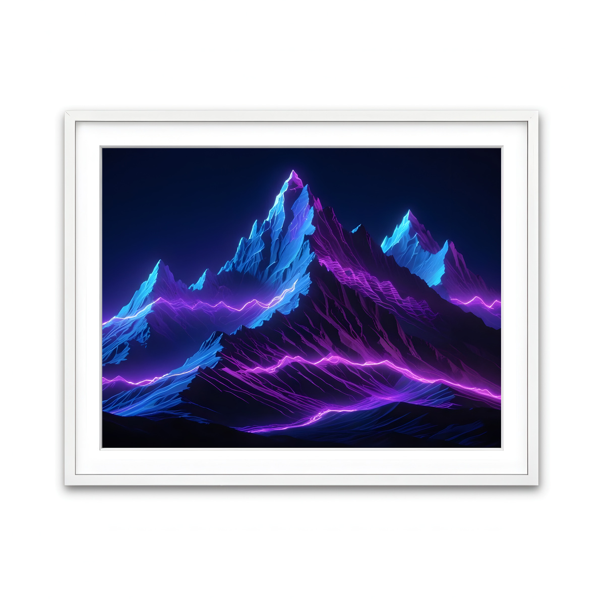 Framed Print 4x3 White