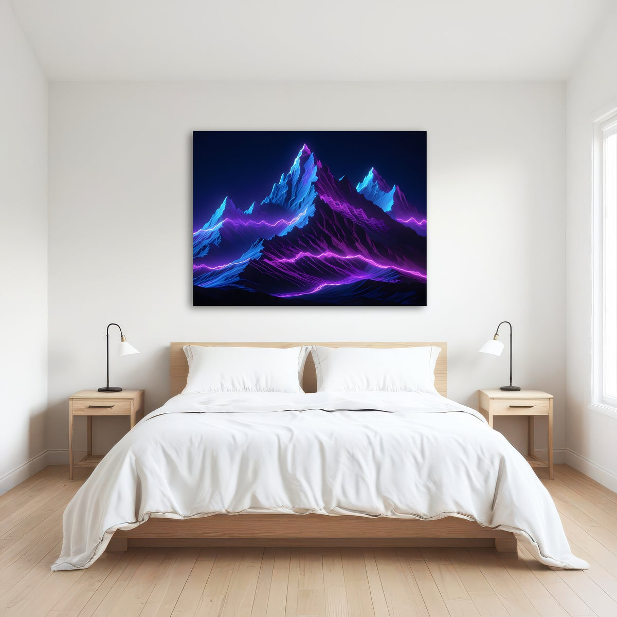 AUTO-MOCKUP ROOM | Futuristic mountain range