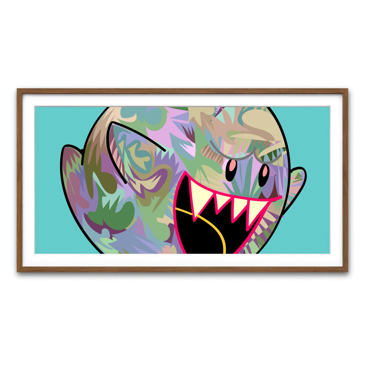 Framed Print 2x1 Walnut