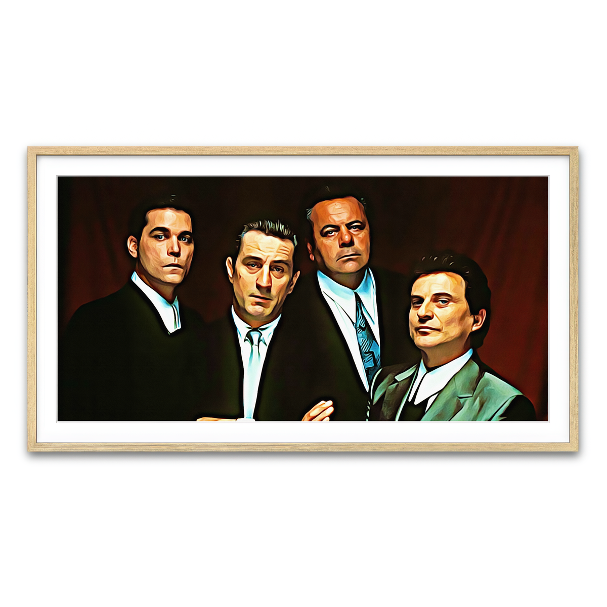 Framed Print 2x1 Natural
