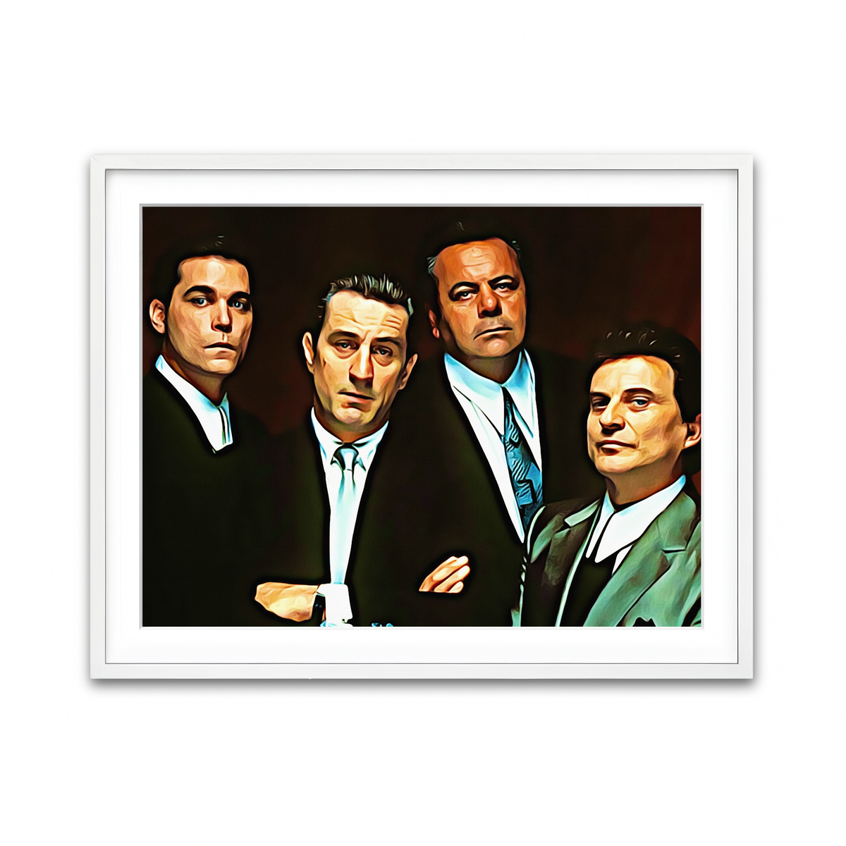 Framed Print 4x3 White