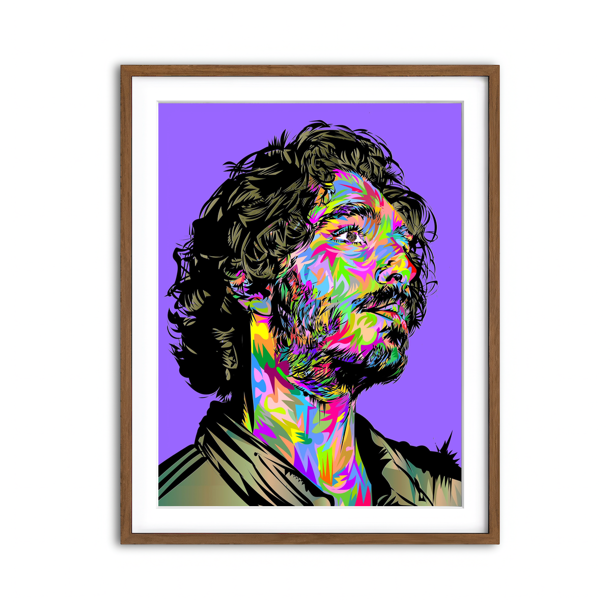 Framed Print 3x4 Walnut