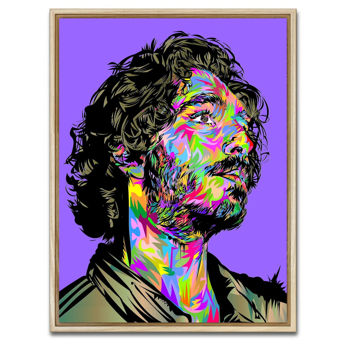 AUTO-MOCKUP WHITE | GREEN KNIGHT | 1 Piece | Natural Framed Canvas | group=3x4