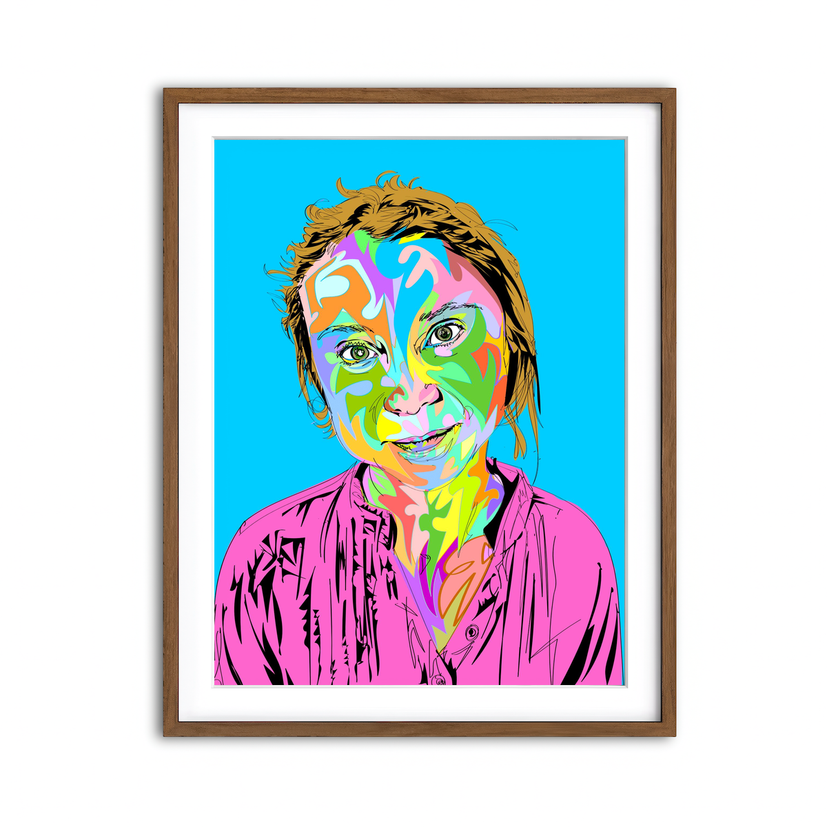 Framed Print 3x4 Walnut