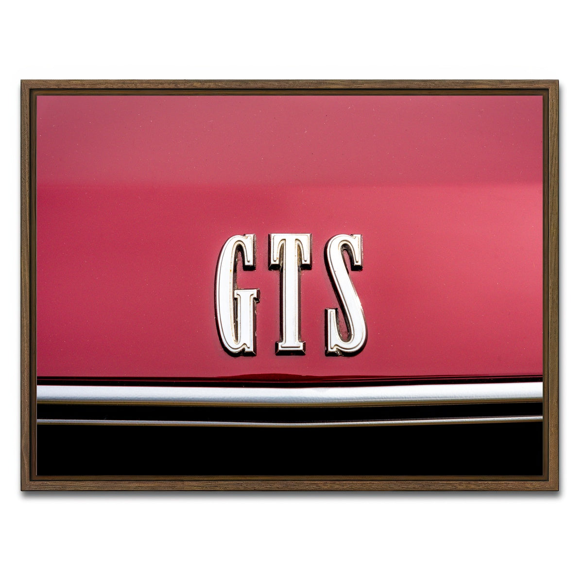 AUTO-MOCKUP WHITE | GTS | 1 Piece | Walnut Framed Canvas | group=4x3