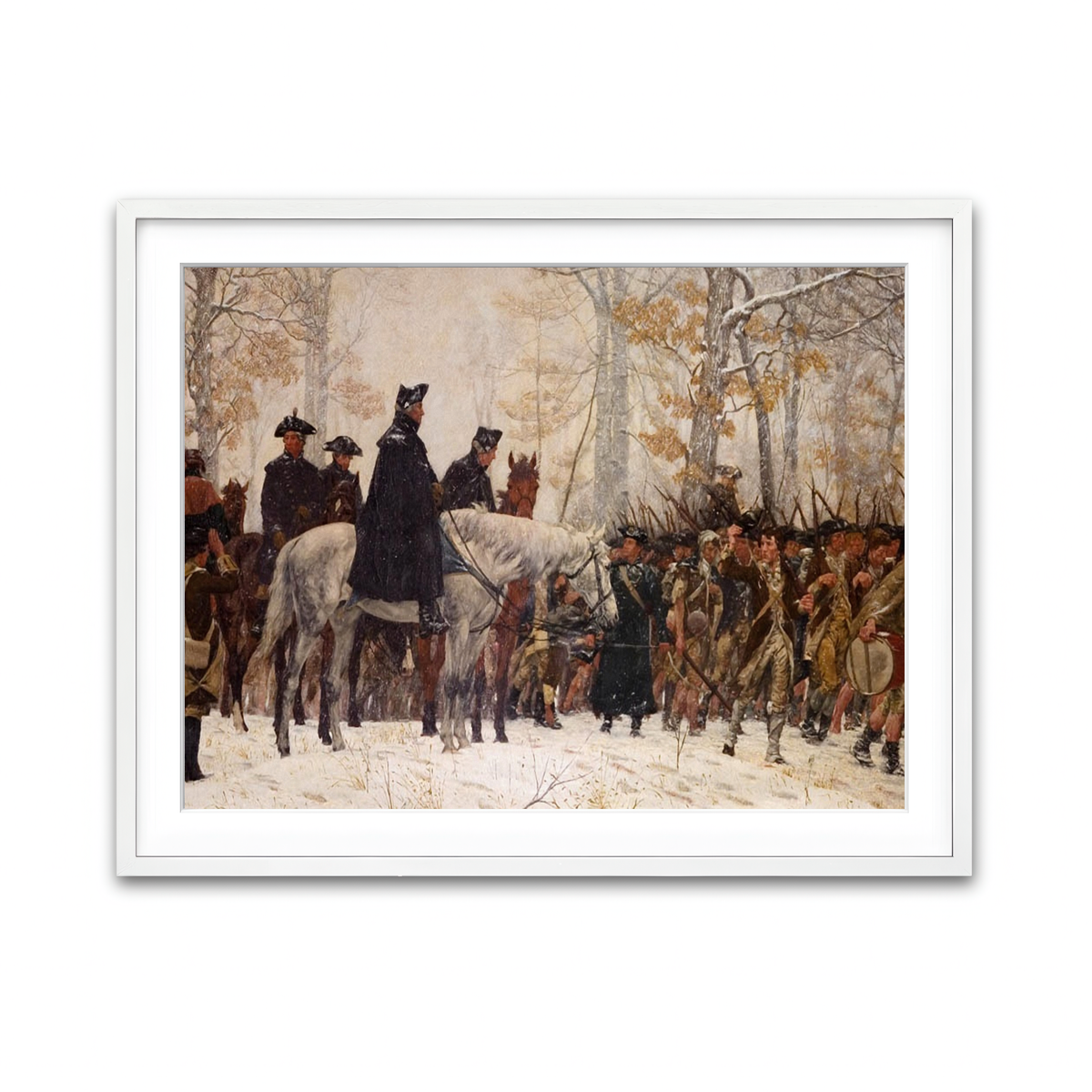 Framed Print 4x3 White