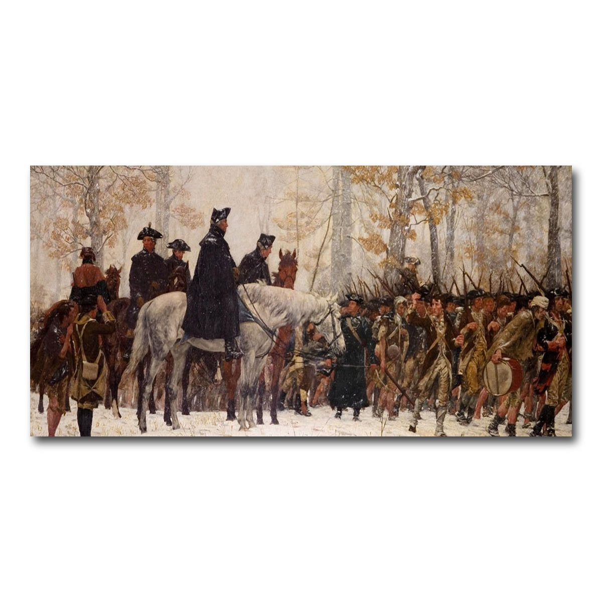 AUTO-MOCKUP WHITE | GW Revolutionary War | 1 Piece | Gallery Wrap Canvas | group=2x1