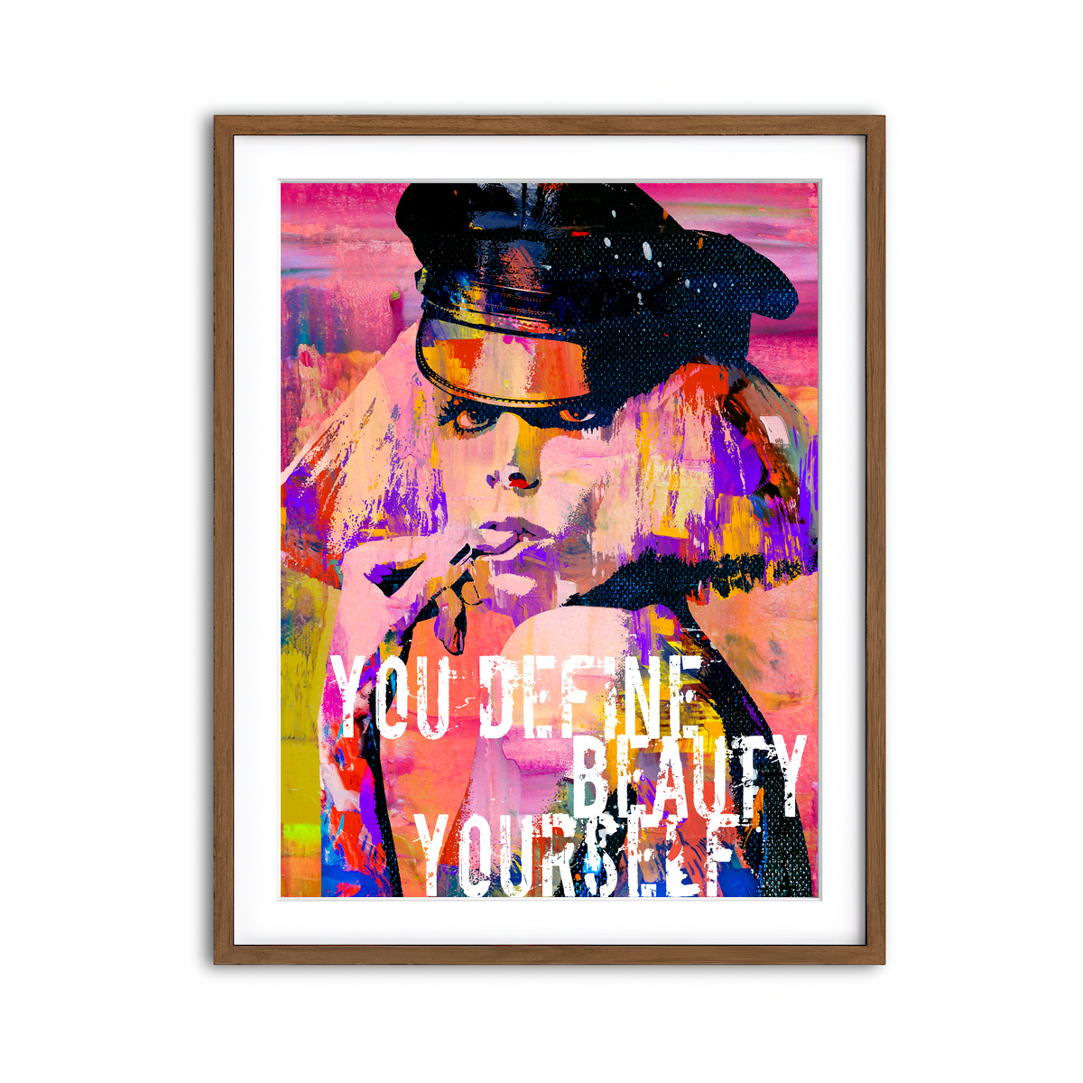 Framed Print 3x4 Walnut