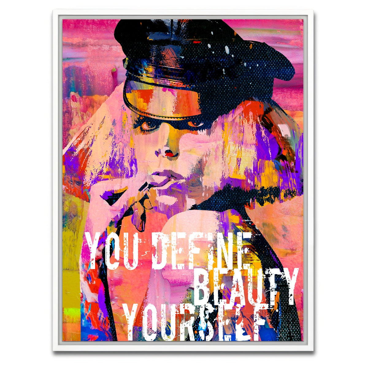 AUTO-MOCKUP WHITE | Gaga Graffiti | 1 Piece | White Framed Canvas | group=3x4