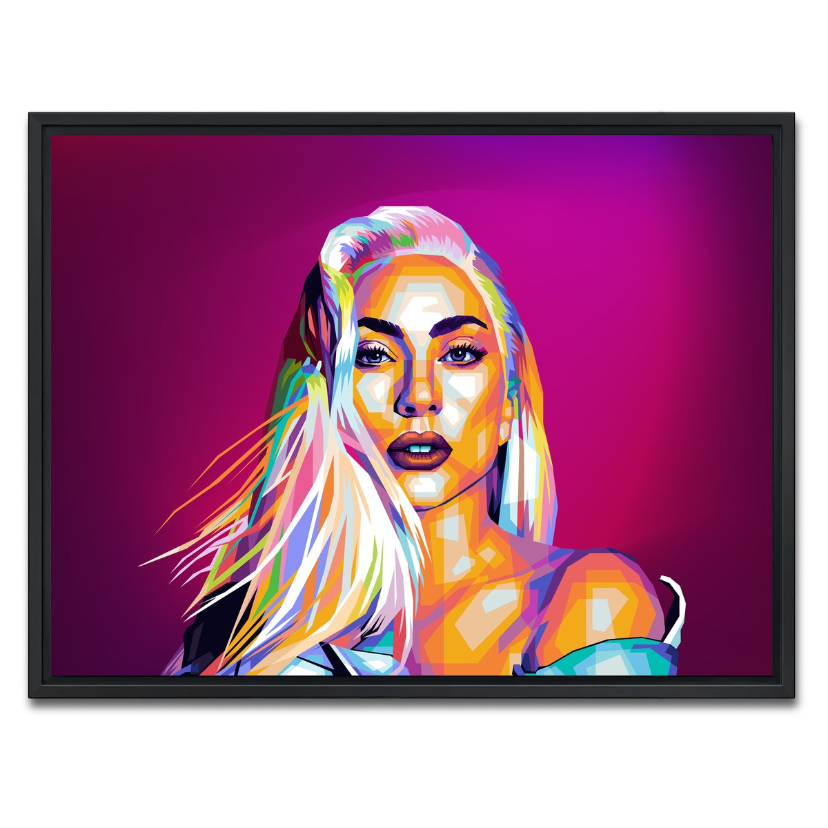 AUTO-MOCKUP WHITE | Gaga | 1 Piece | Black Framed Canvas | group=4x3