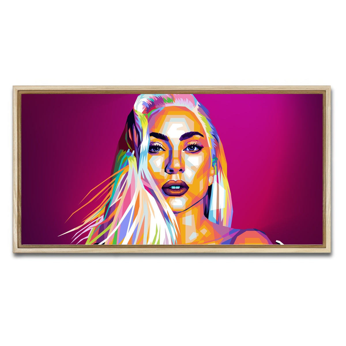 AUTO-MOCKUP WHITE | Gaga | 1 Piece | Natural Framed Canvas | group=2x1