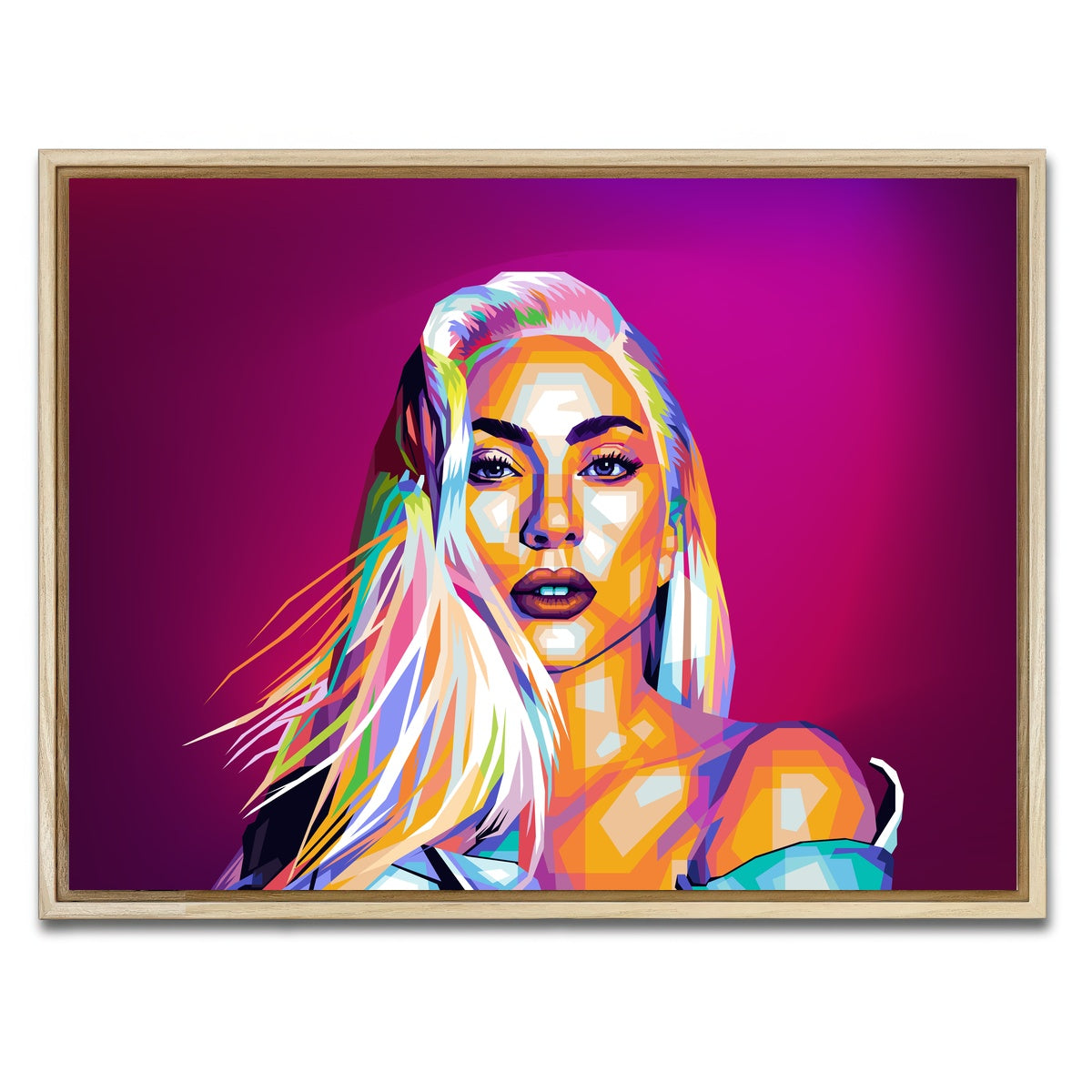 AUTO-MOCKUP WHITE | Gaga | 1 Piece | Natural Framed Canvas | group=4x3