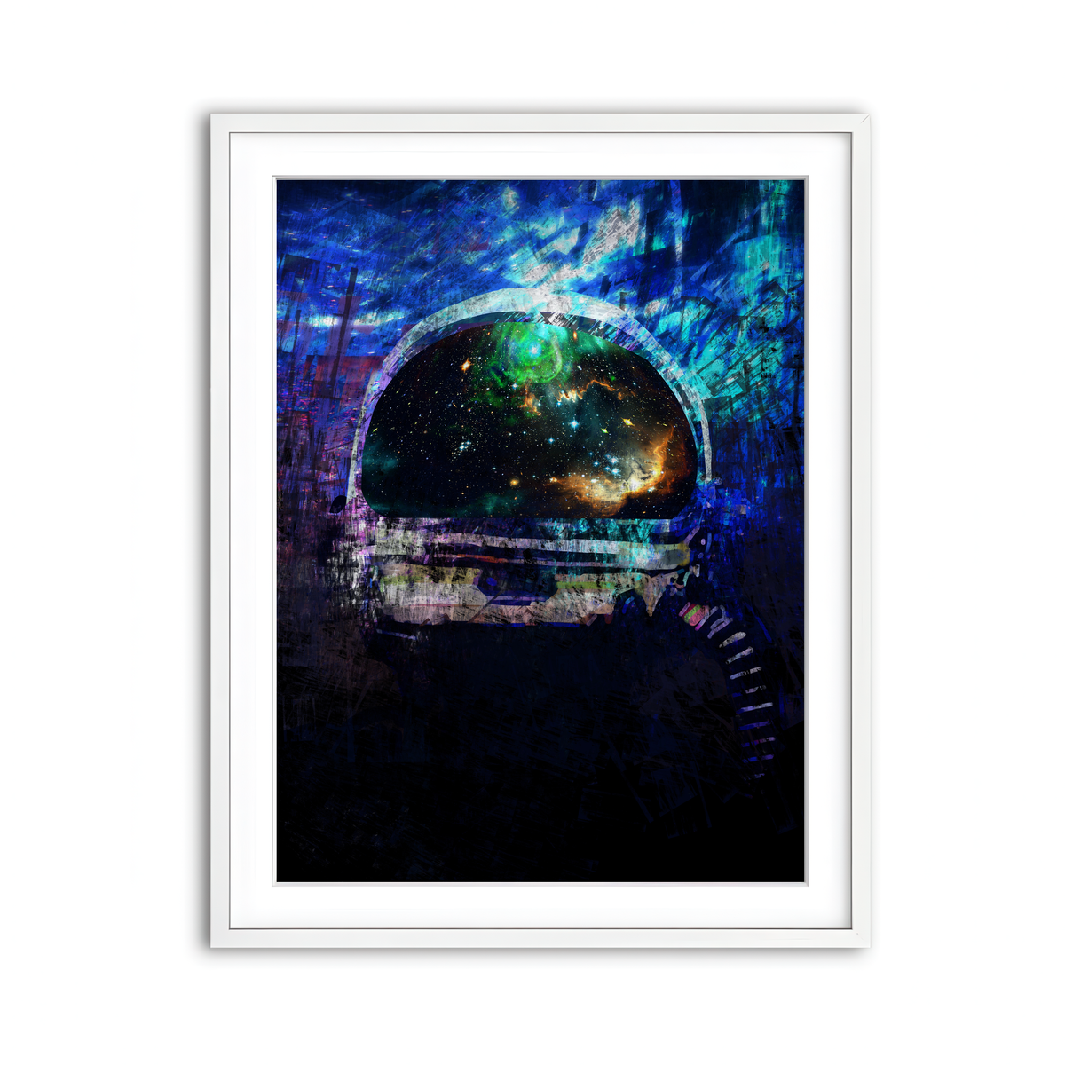 Framed Print 3x4 White