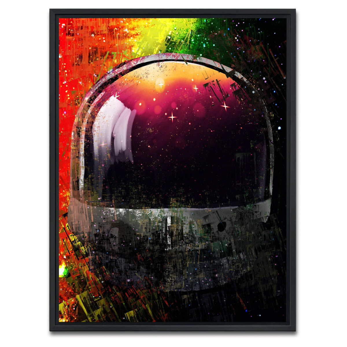 AUTO-MOCKUP WHITE | Galaxy Glow 2 | 1 Piece | Black Framed Canvas | group=3x4
