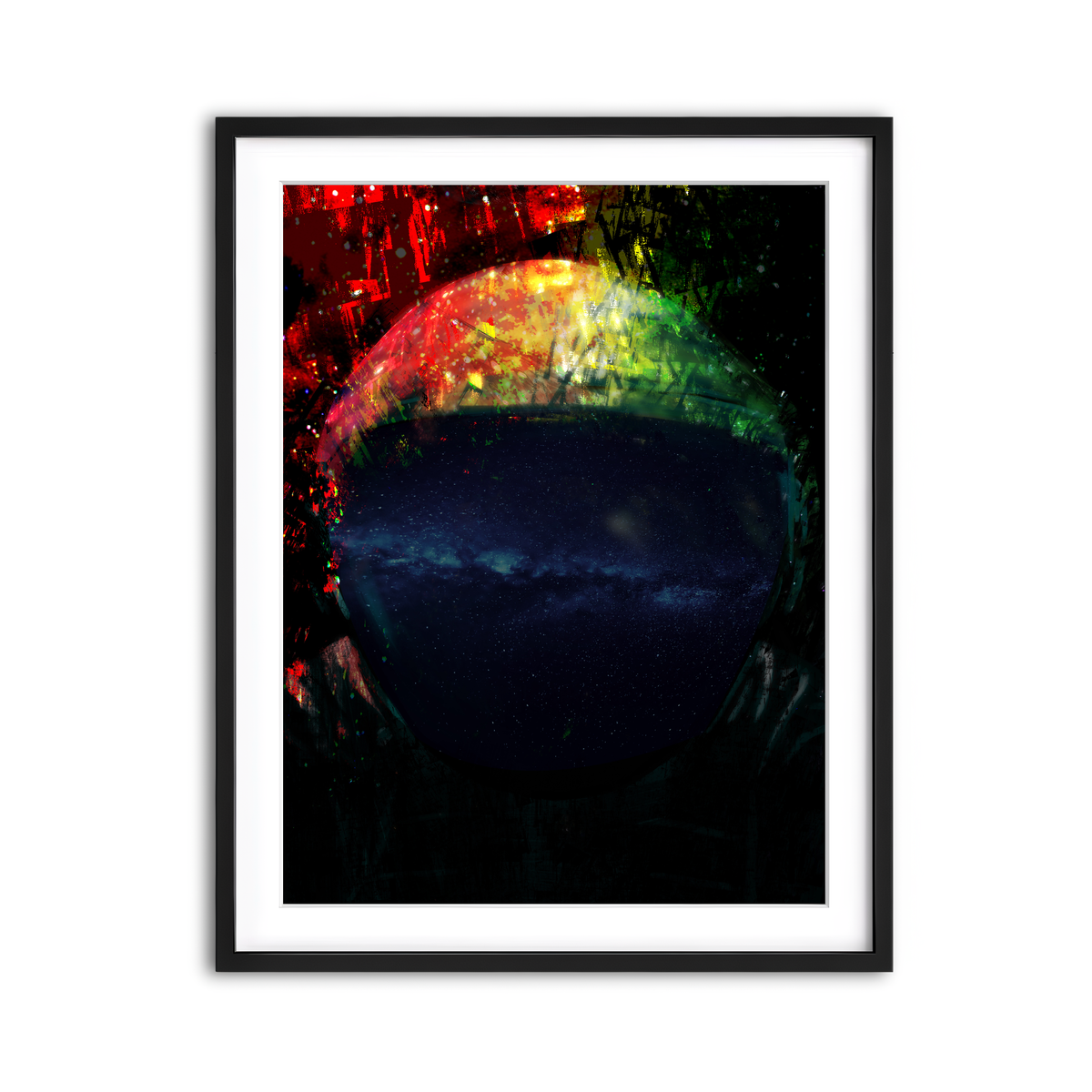 Framed Print 3x4 Black