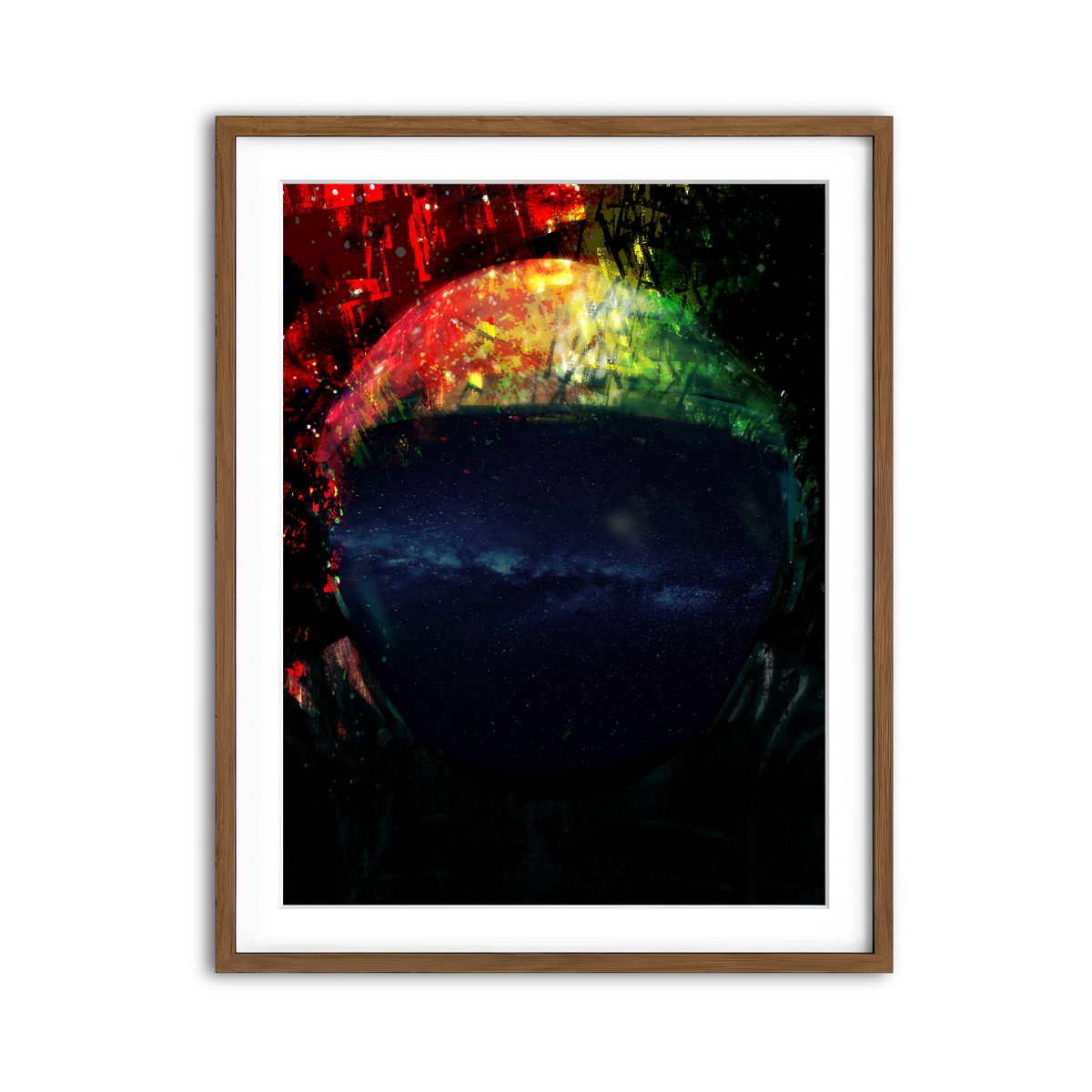 Framed Print 3x4 Walnut