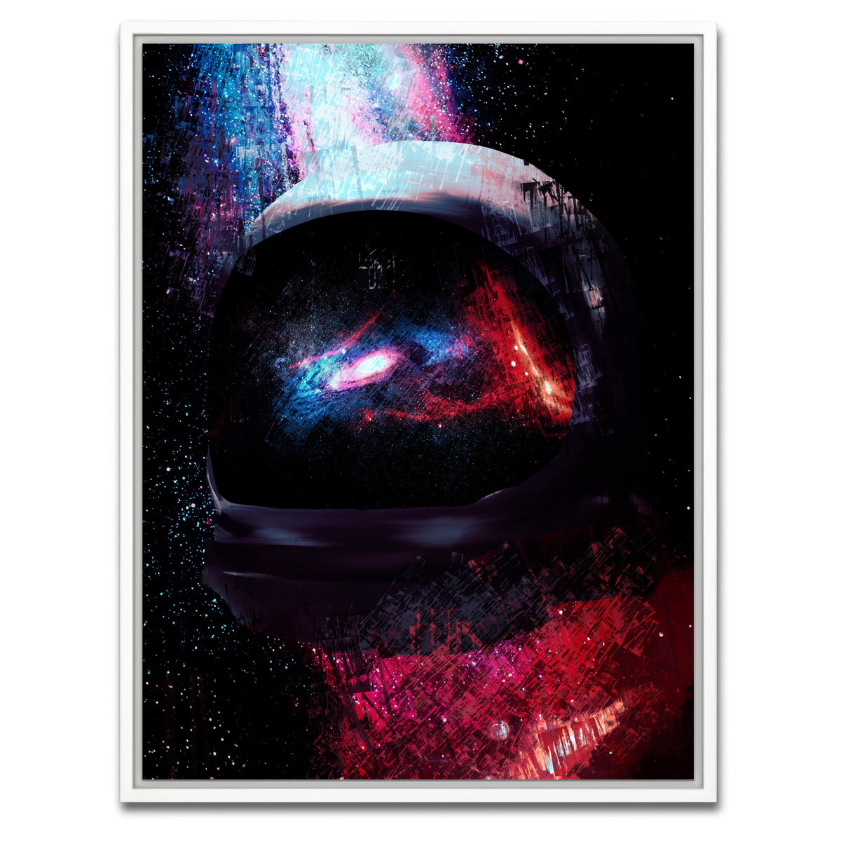 AUTO-MOCKUP WHITE | Galaxy Glow 6 | 1 Piece | White Framed Canvas | group=3x4