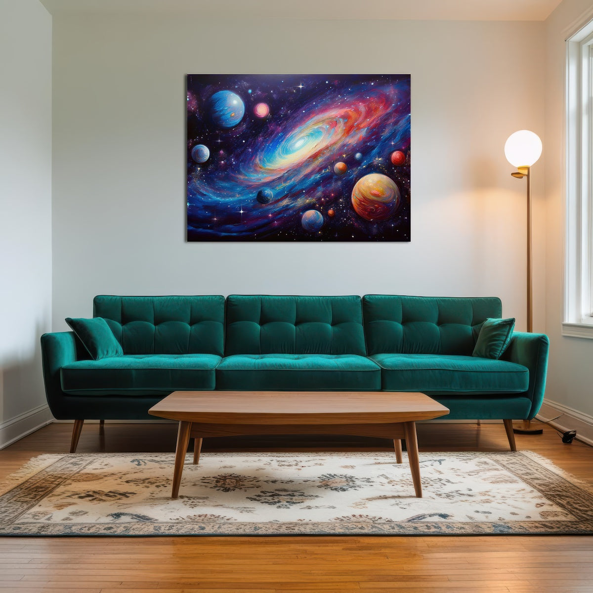 AUTO-MOCKUP ROOM | Galaxy Painting