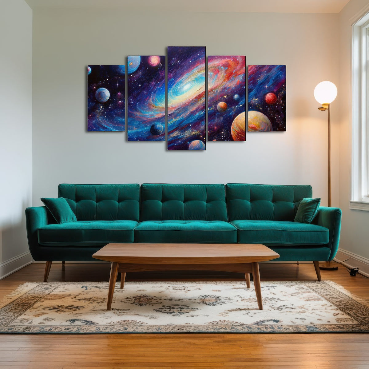 AUTO-MOCKUP ROOM | Galaxy Painting
