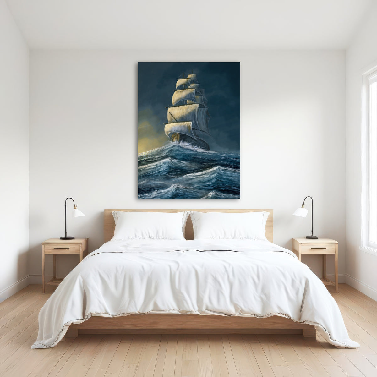 AUTO-MOCKUP ROOM | Galleon under the dark sky