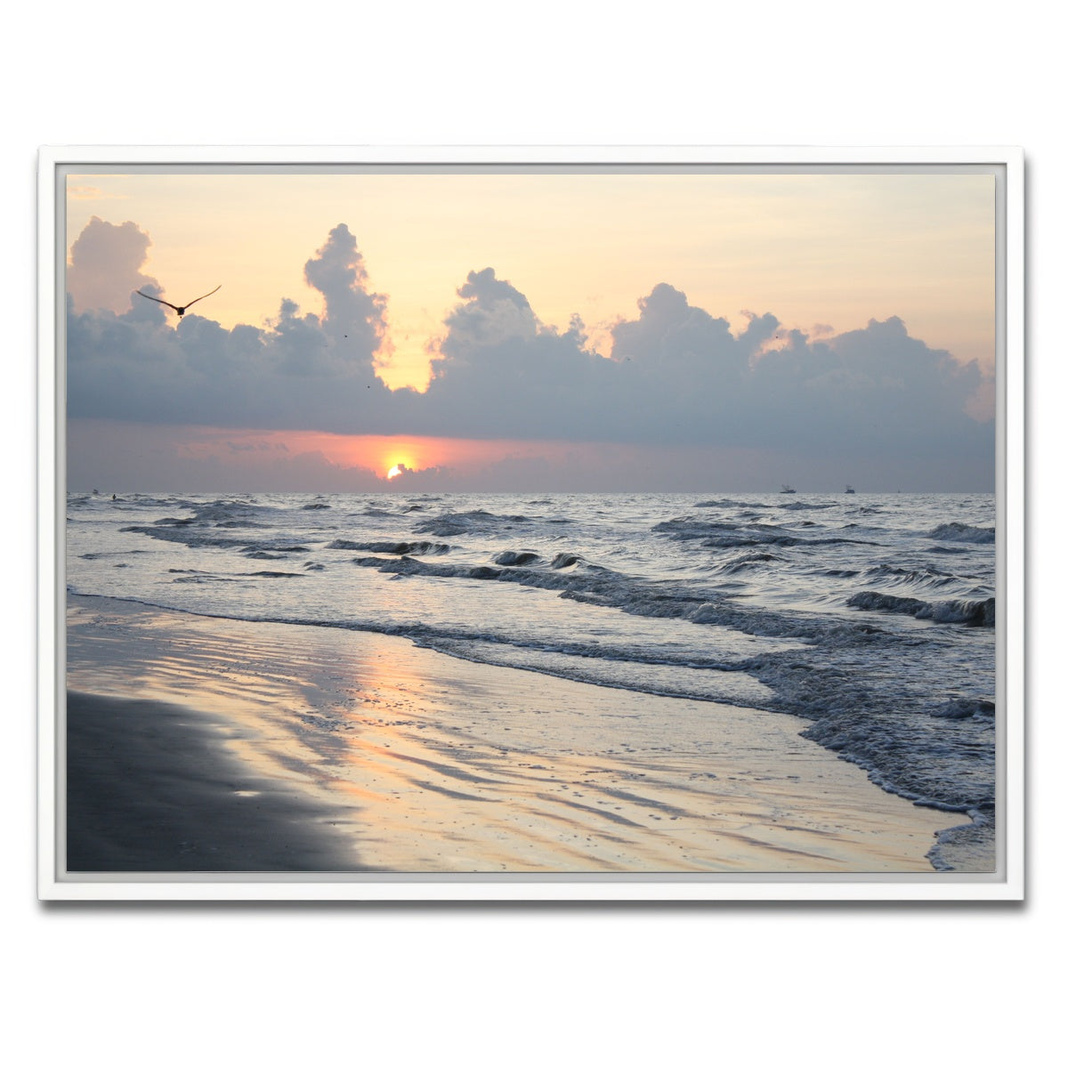 AUTO-MOCKUP WHITE | Galveston Island | 1 Piece | White Framed Canvas | group=4x3