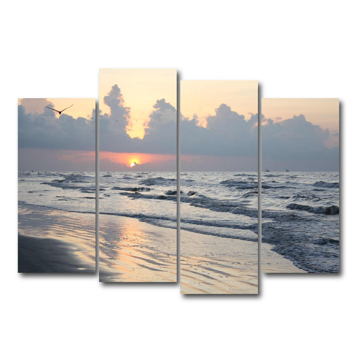 AUTO-MOCKUP WHITE | Galveston Island | 4 Piece | Gallery Wrap Canvas | group=4_normal