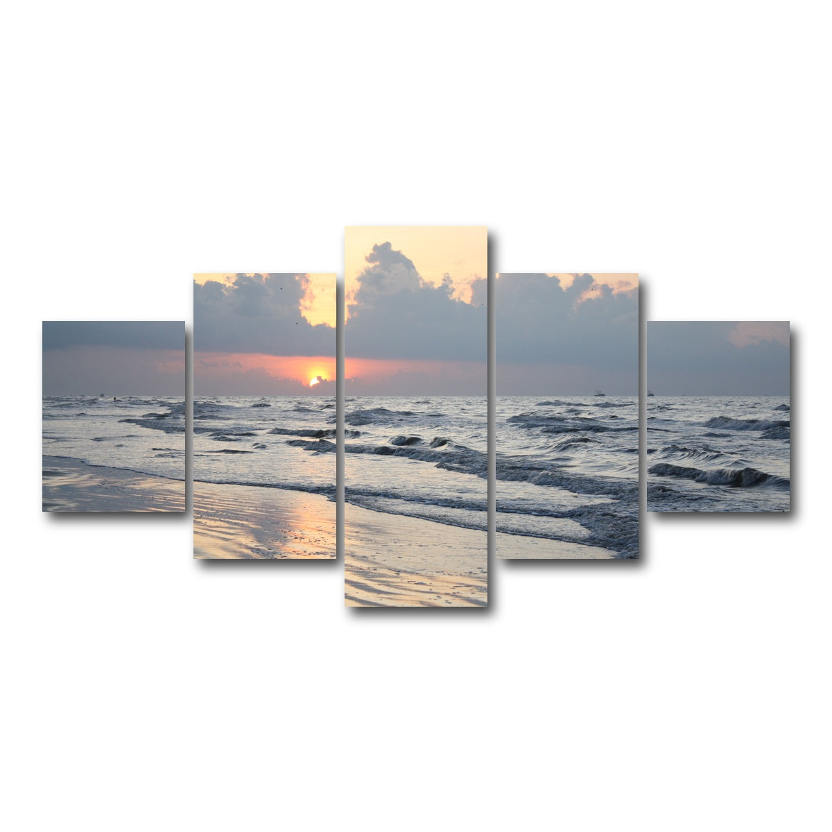 AUTO-MOCKUP WHITE | Galveston Island | 5 Piece | Gallery Wrap Canvas | group=5_short