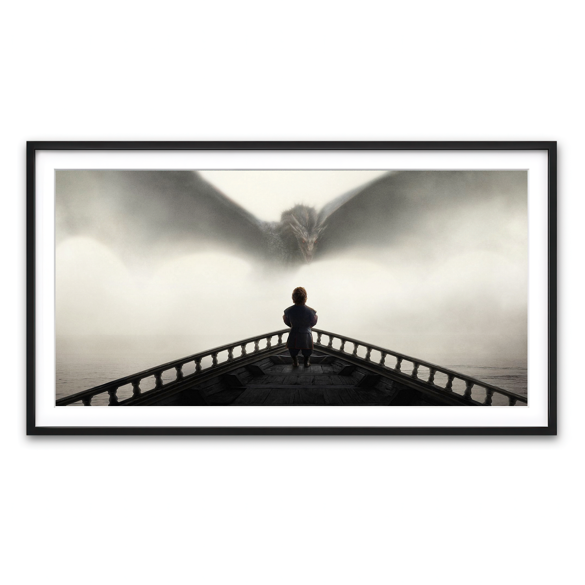 Framed Print 2x1 Black