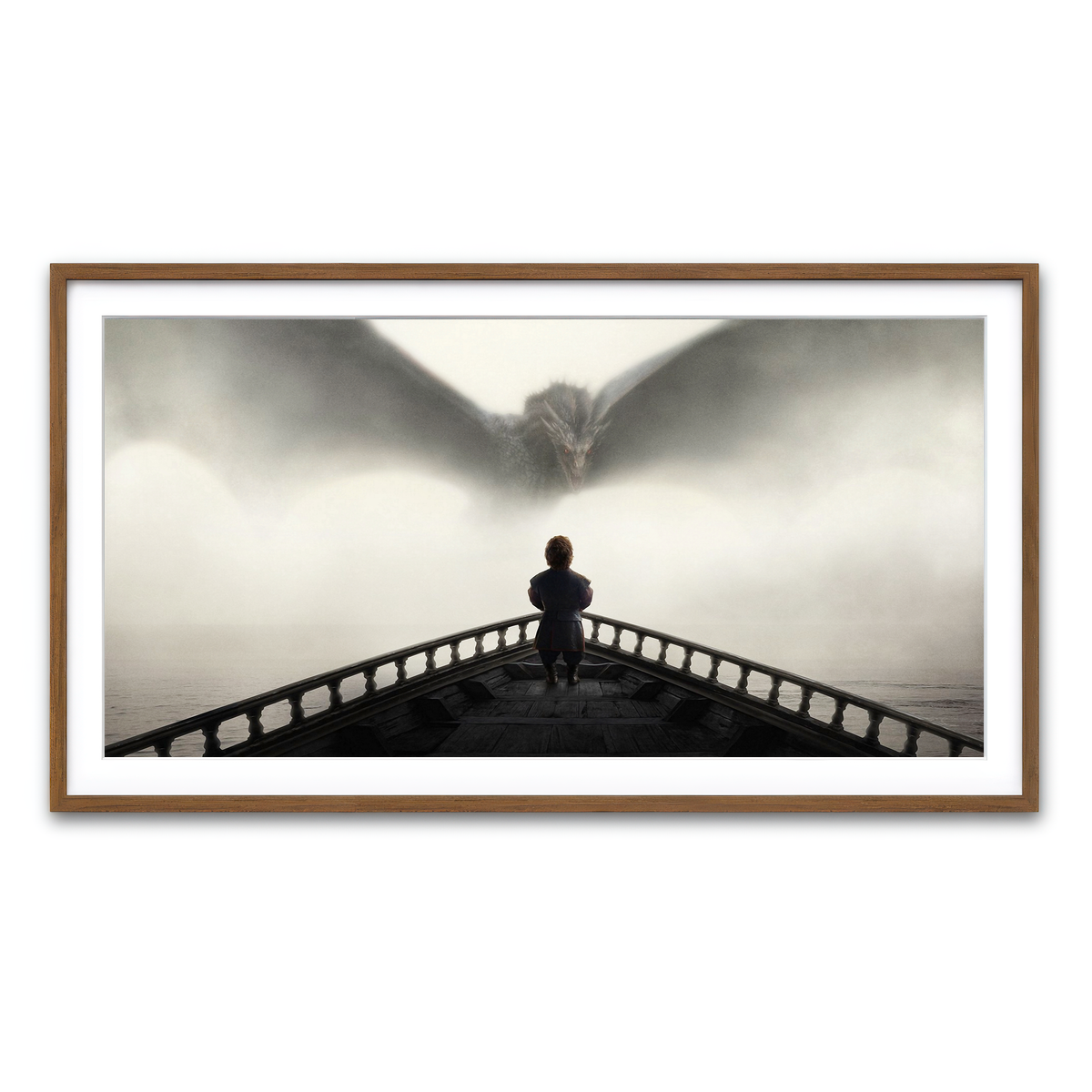 Framed Print 2x1 Walnut