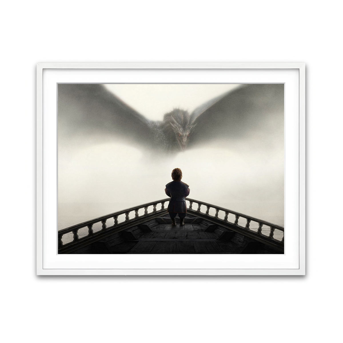 Framed Print 4x3 White