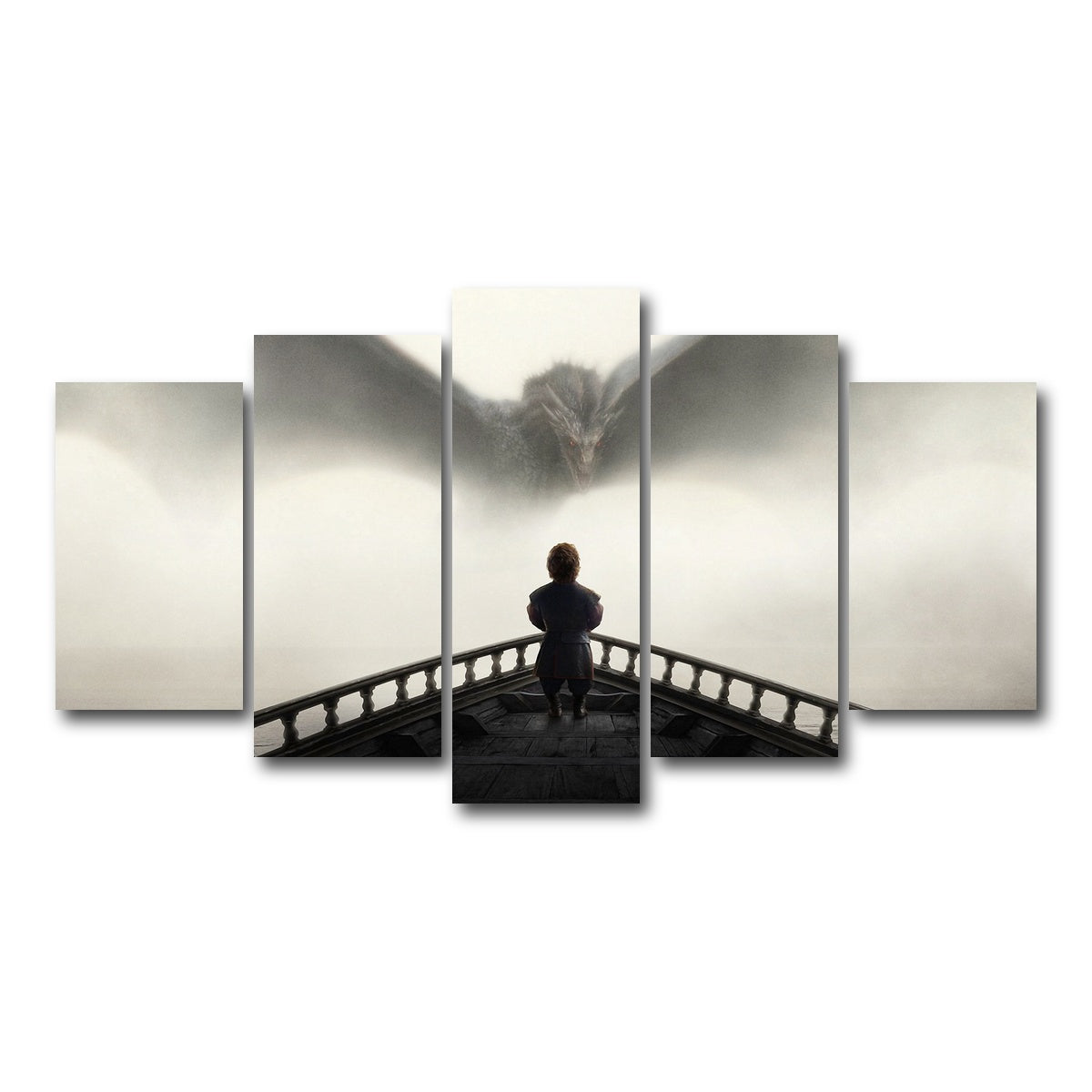 AUTO-MOCKUP WHITE | Game of Thrones - Tyrion | 5 Piece | Gallery Wrap Canvas | group=5_normal