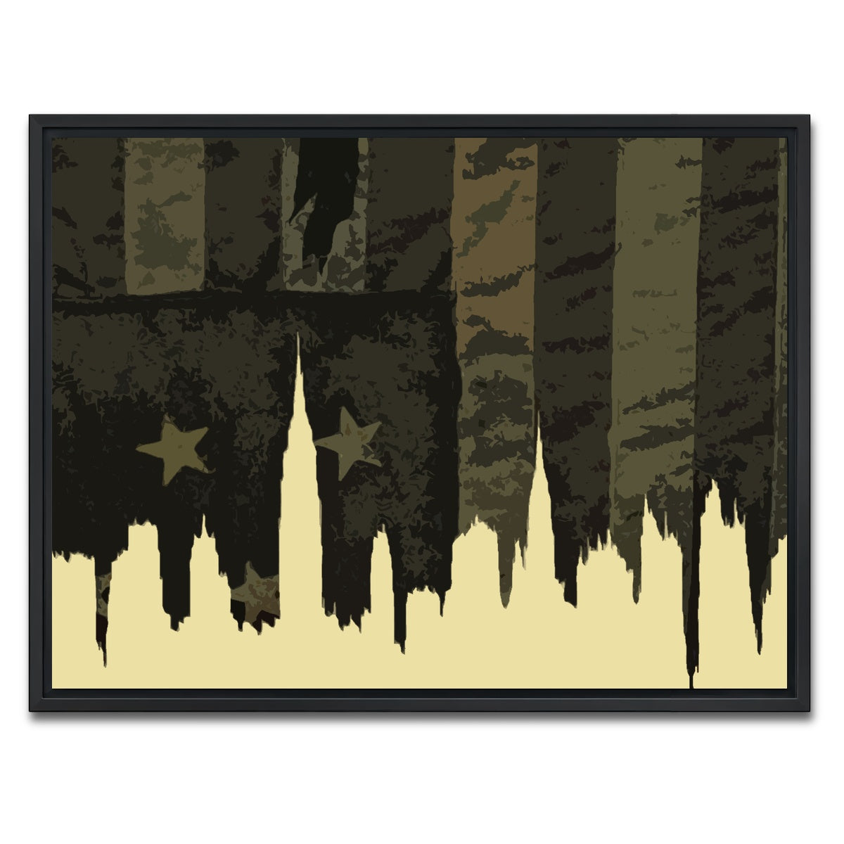 AUTO-MOCKUP WHITE | Gangs of New York | 1 Piece | Black Framed Canvas | group=4x3